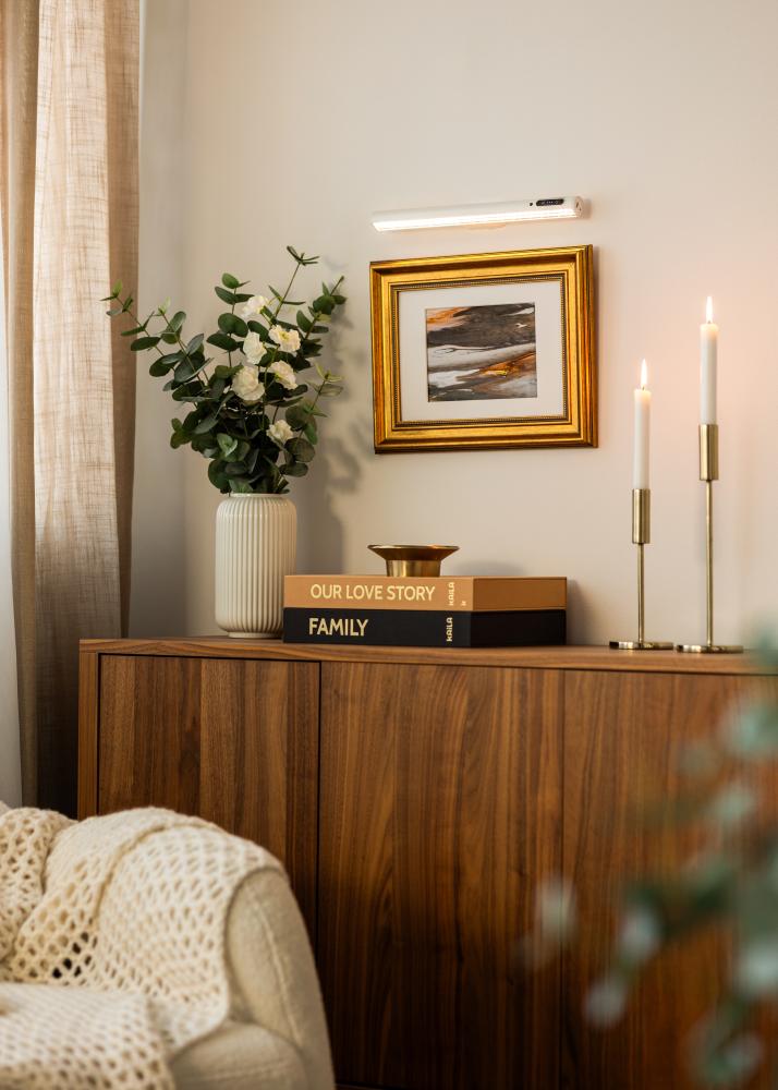 KAILA Illuminate Baterijomis maitinamas paveikslų apšvietimas 35 cm - Balta