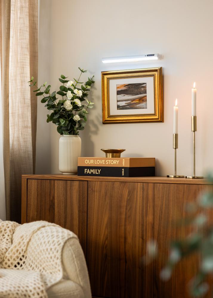 KAILA Illuminate Baterijomis maitinamas paveikslų apšvietimas 35 cm - Balta