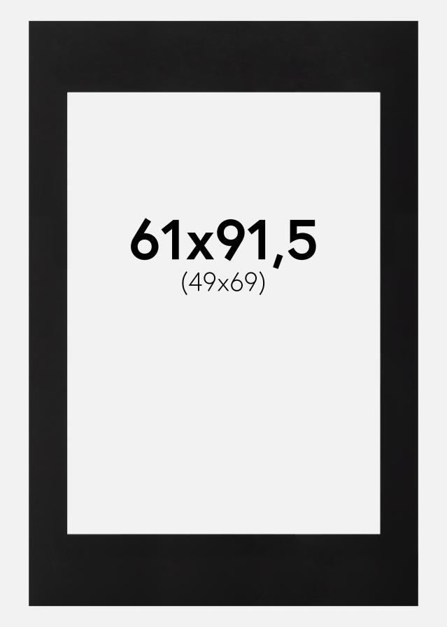 Paspartu Juodas Juoda šerdis 61x91,5 cm (49x69)