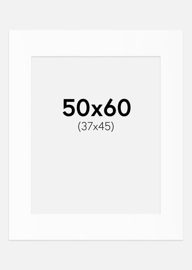Paspartu Baltas Standartas (Balta Šerdis) 50x60 cm (37x45)