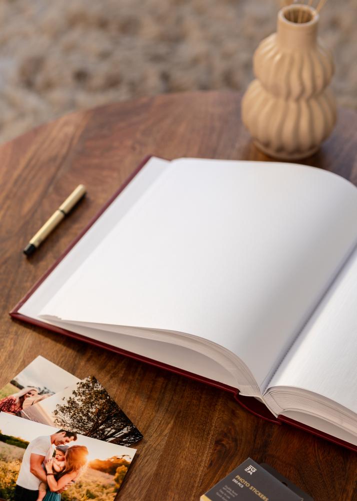 Classico Albumas Raudonas - 30x33 cm (100 Balti Puslapiai / 50 lapų)