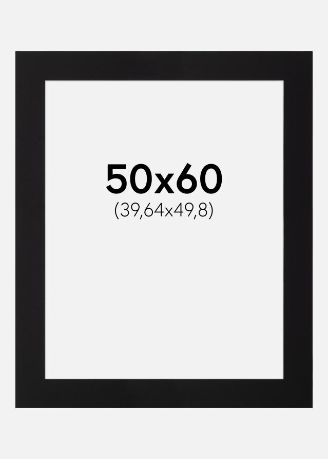 Paspartu Canson Juodas Balta šerdis 50x60 cm (39,64x49,8)