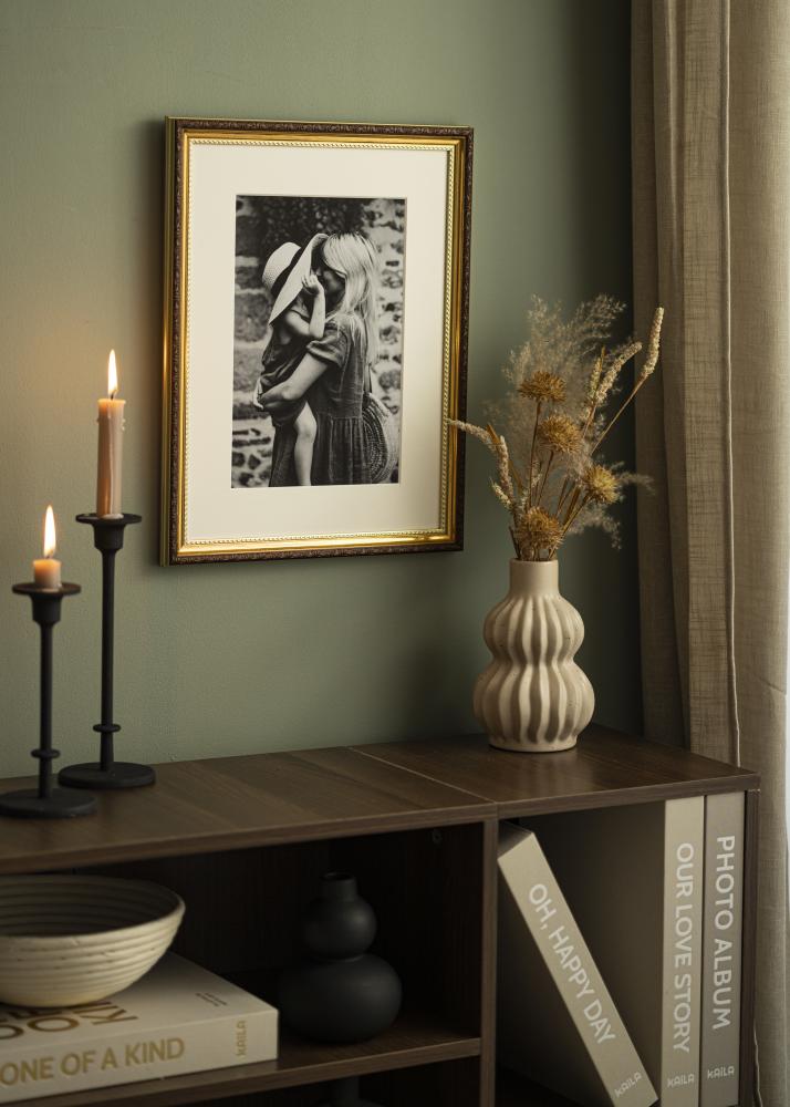 Paspartu Beveik baltas Balta šerdis 50x70 cm (41x58,4 - A2)