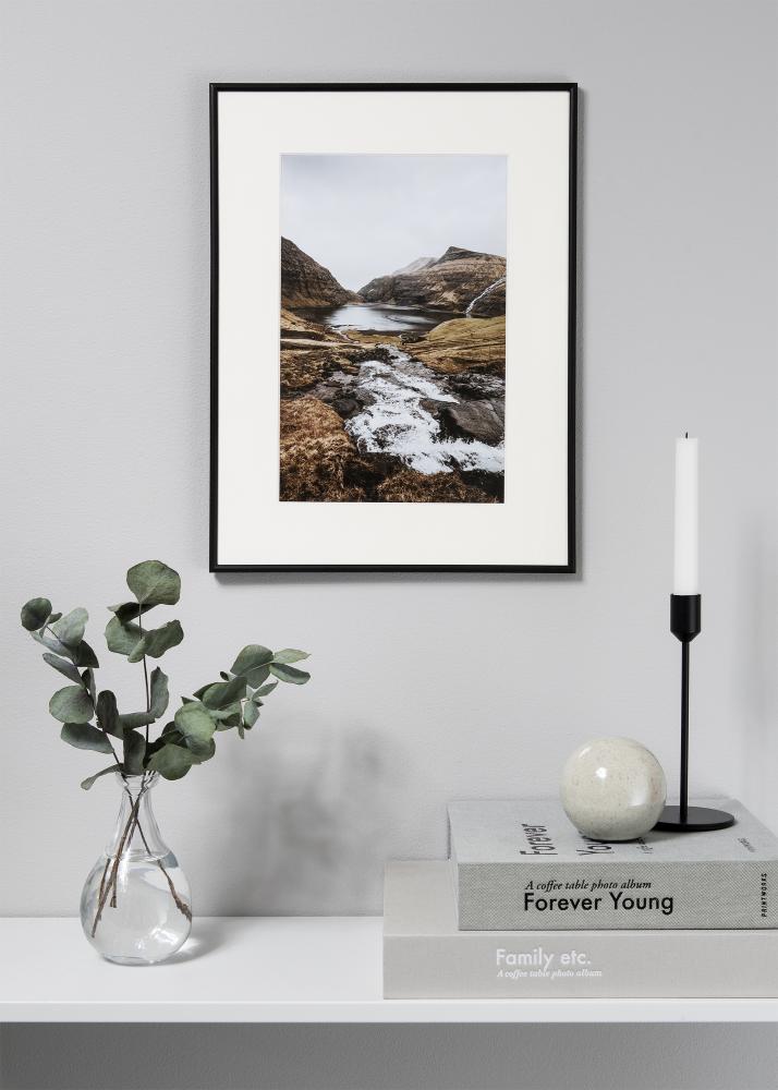 Paspartu XL Standartas Baltas Balta šerdis 50x50 cm (29x29)