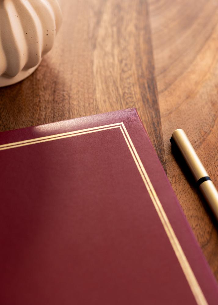 Classico Albumas Raudonas - 30x33 cm (100 Balti Puslapiai / 50 lapų)