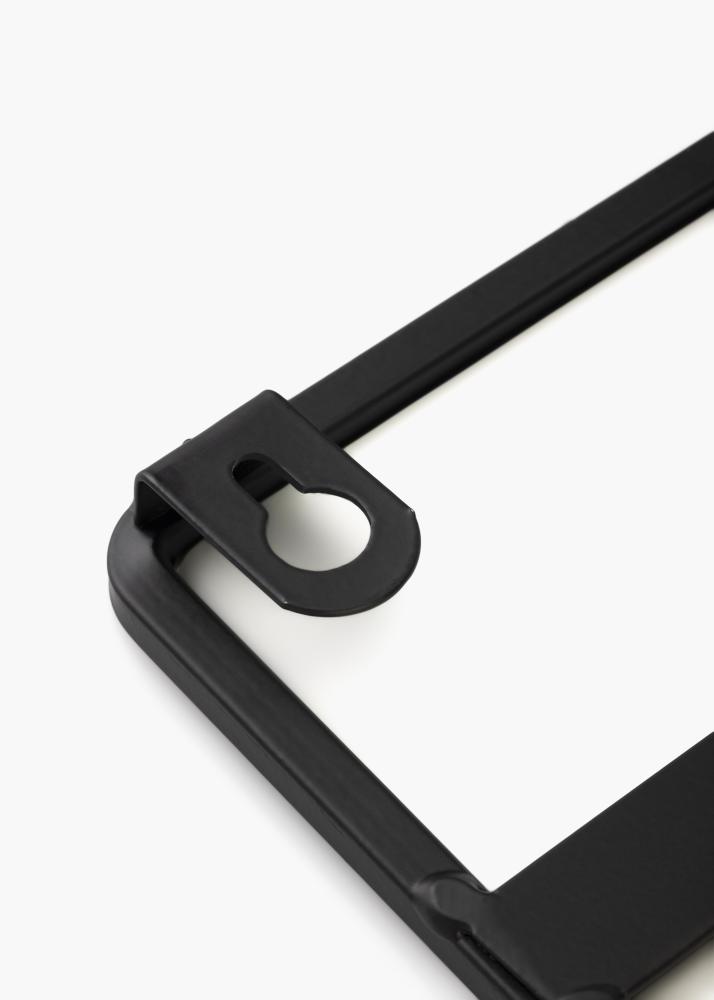 KAILA Veidrodis su lentyna - Juodas 31x60 cm