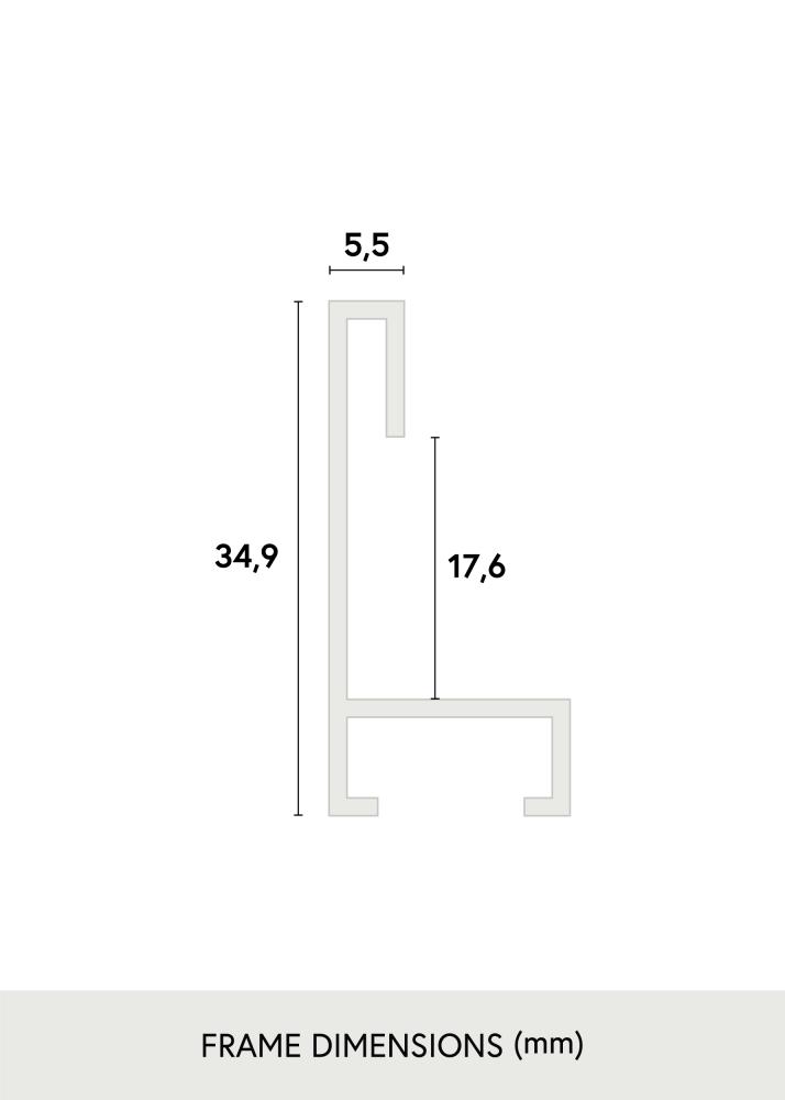 Rėmas Nielsen Premium Zenit Matinis Sidabras - Bet kokio Dydžio