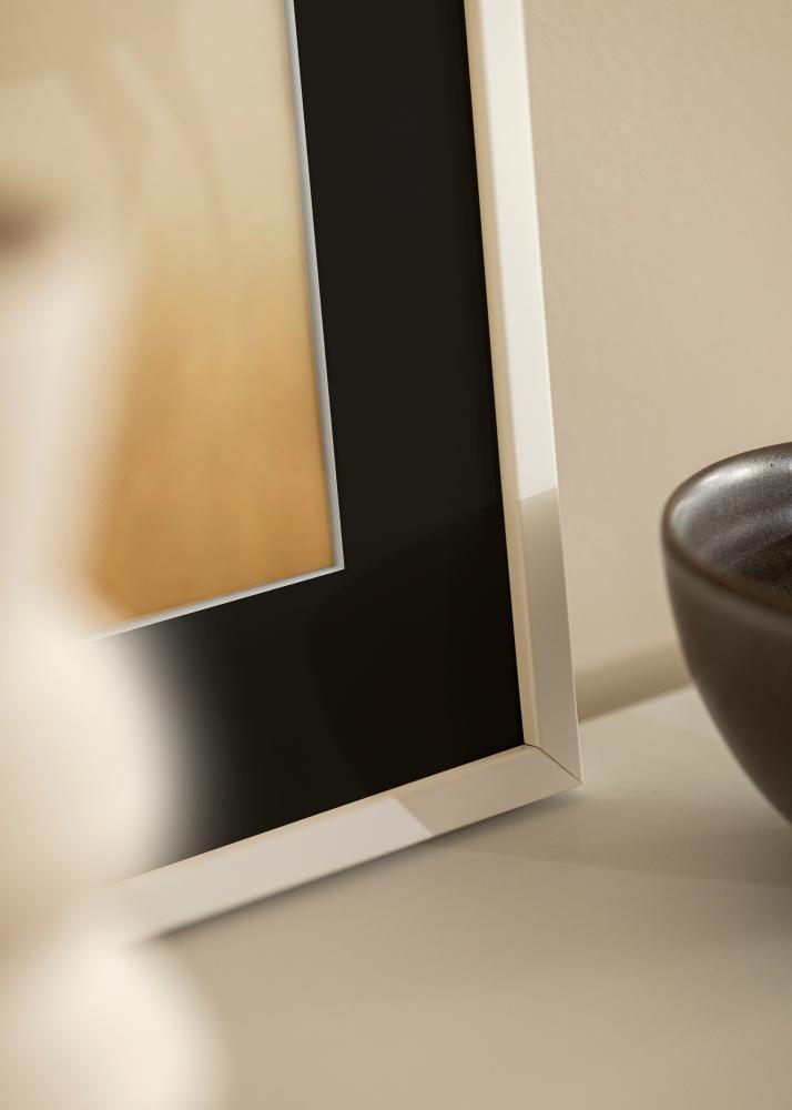 Rėmas E-Line Baltas 30x40 cm - Paspartu Juodas 21x29,7 cm (A4)