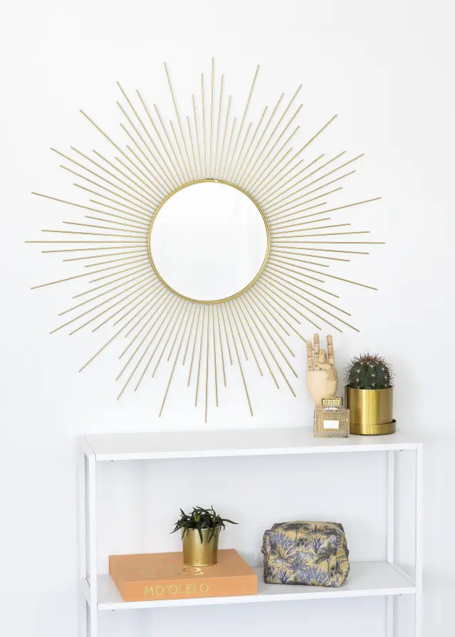 KAILA Veidrodis Star - Auksas 90x90 cm