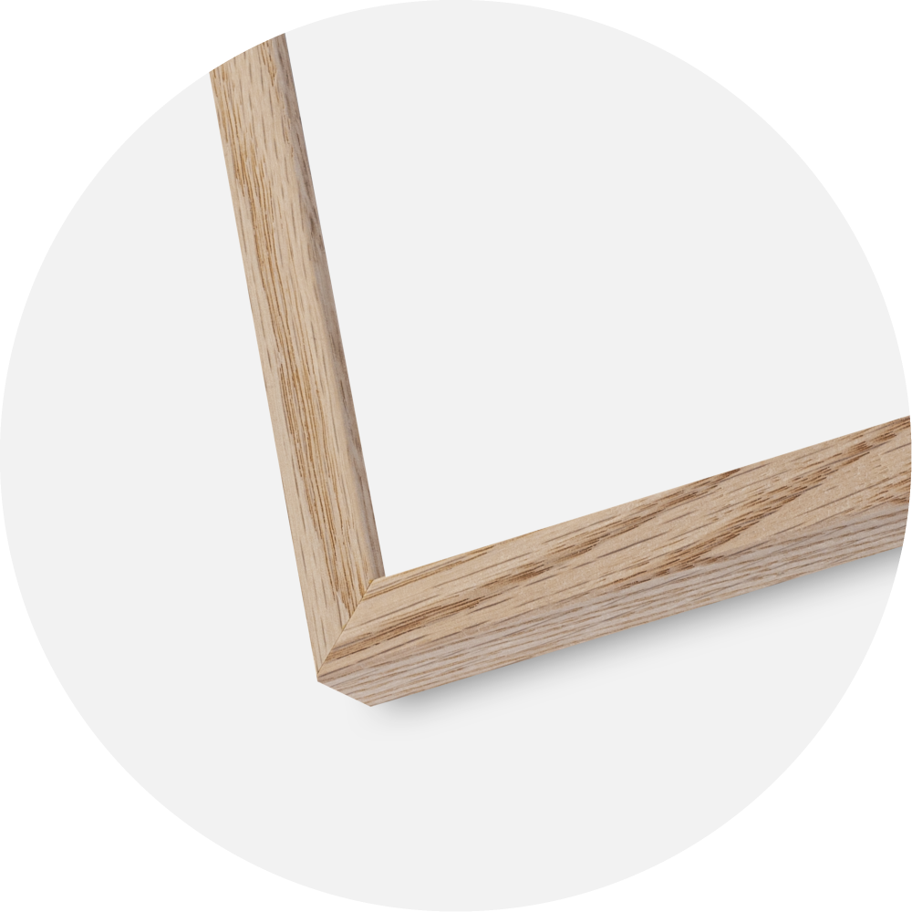 Rėmas E-Line Wide Ąžuolas 70x100 cm - Paspartu Juodas 62x85 cm