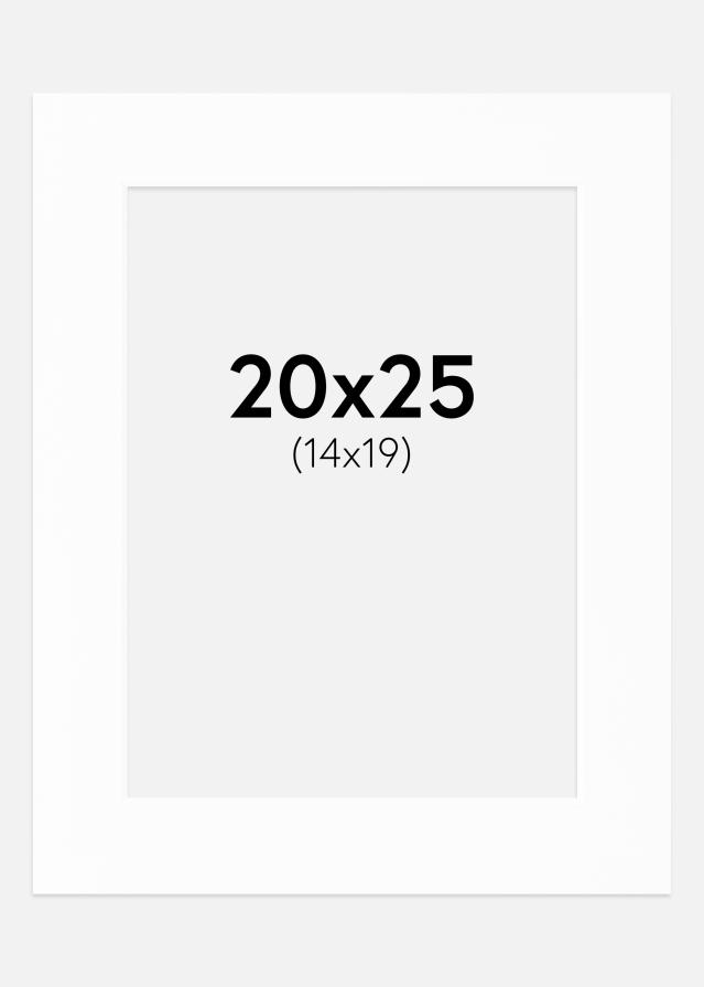 Paspartu Canson Baltas Balta šerdis 20x25 cm (14x19)