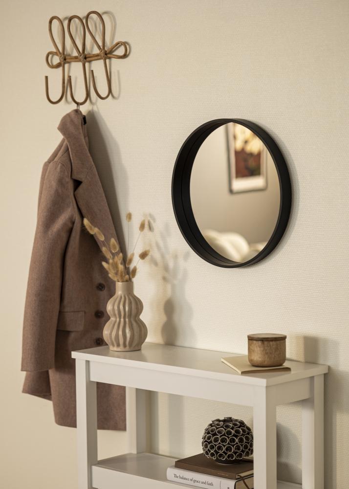 Veidrodis Reflection Juodas 40 cm Ø