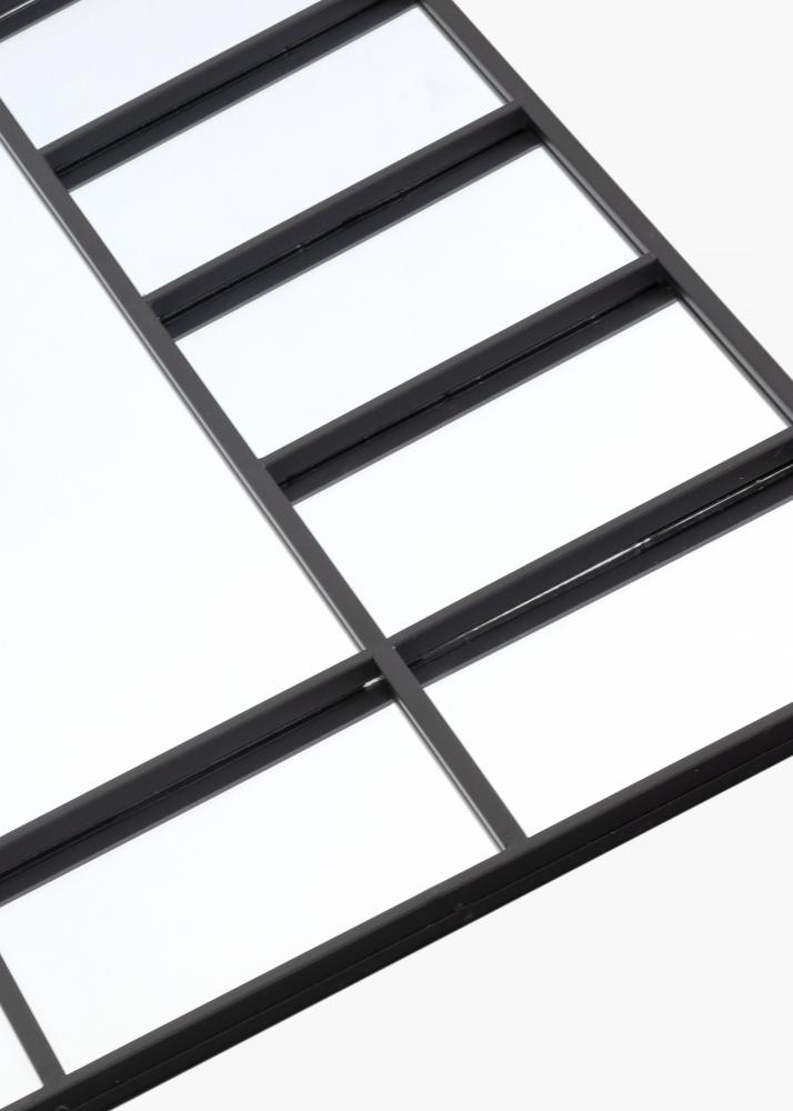 KAILA Veidrodis Window - Juodas 80x120 cm