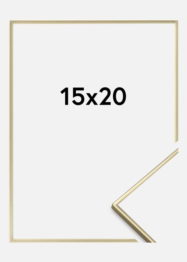 Rėmas Lygus Metalas Auksas 15x20 cm