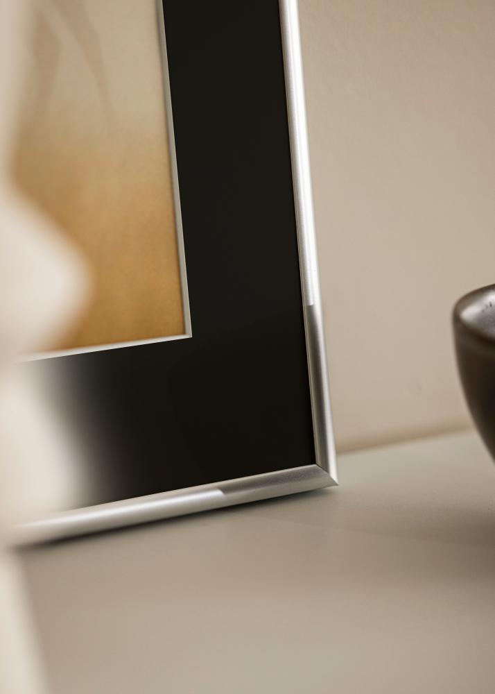 Rėmas Victoria Sidabras 70x100 cm - Paspartu Juodas 62x93 cm