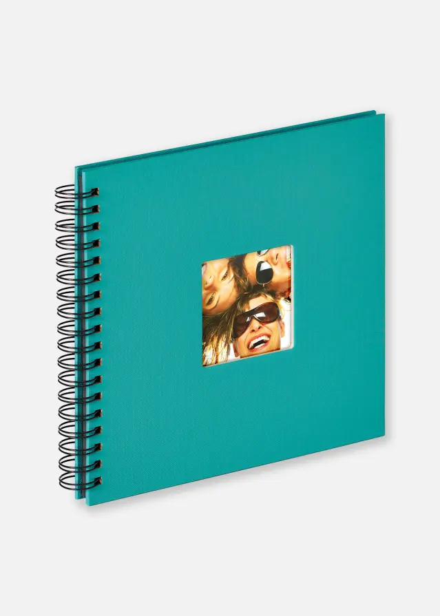 Fun Spiralinis albumas Turkio - 26x25 cm (40 Juodi Puslapiai / 20 lapų)