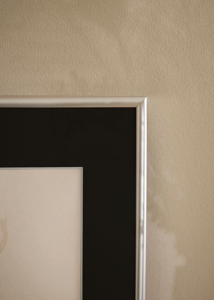 Rėmas Victoria Sidabras 70x100 cm - Paspartu Juodas 62x93 cm
