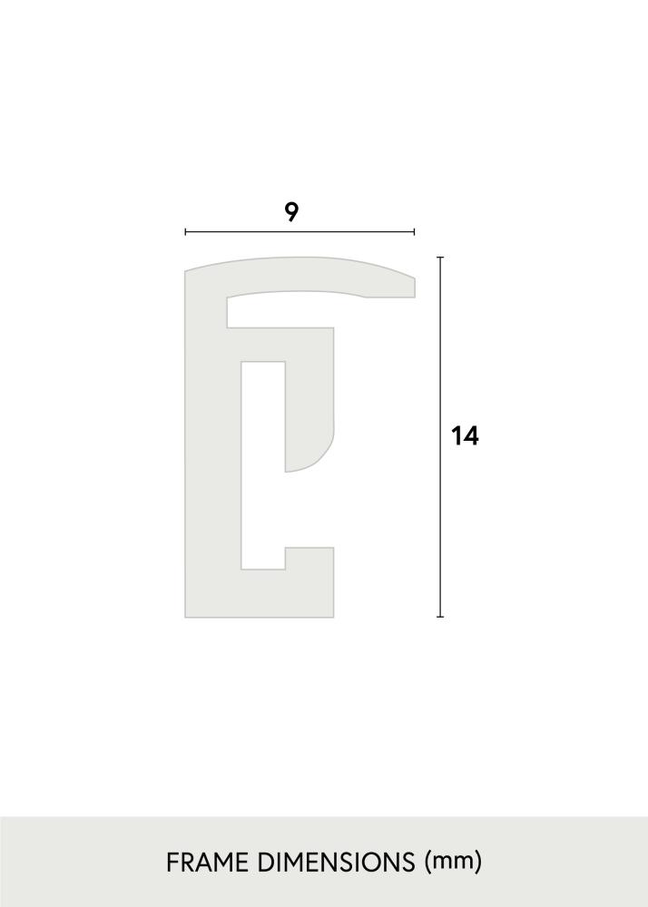 Rėmas Scandi Akrilo stiklas Juodas 20x20 cm