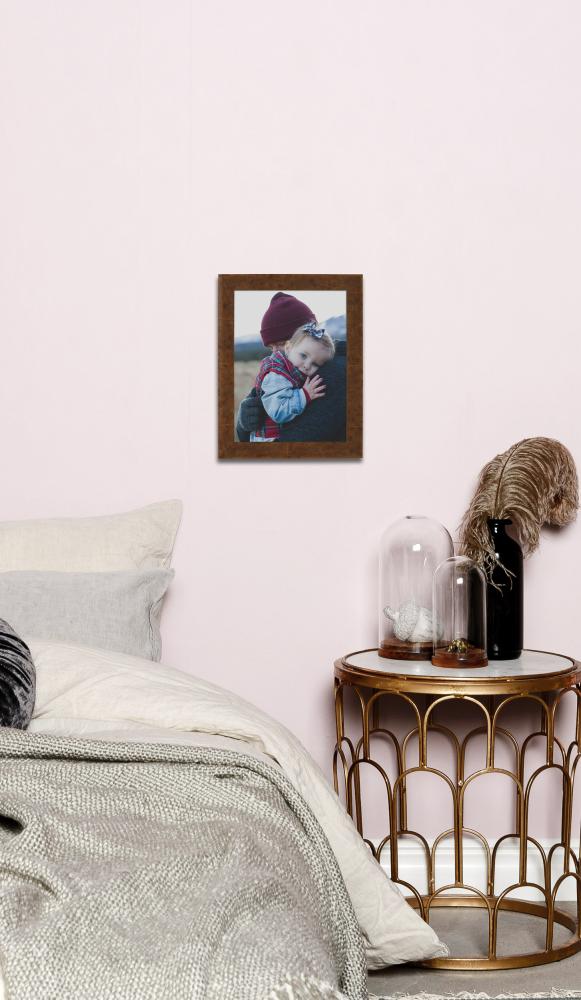 Rėmas Ribe Šviesiai ruda Faneruotė - Bet kokio Dydžio