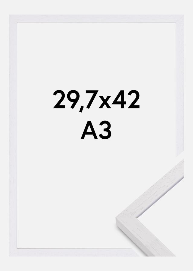 Rėmas Glendale Matinis Antirefleksinis stiklas Baltas 29,7x42 cm (A3)