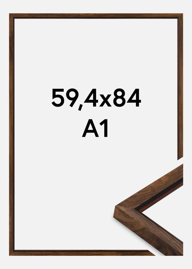 Rėmas Obsidian Akrilo stiklas Riešutas 59.4x84 cm (A1)