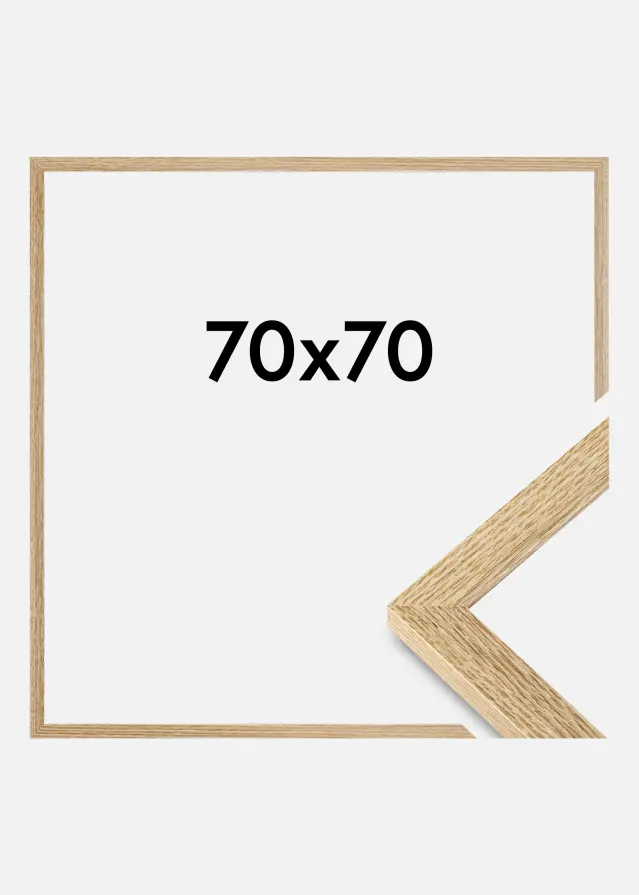 Rėmas Selection Akrilo stiklas Ąžuolas 70x70 cm