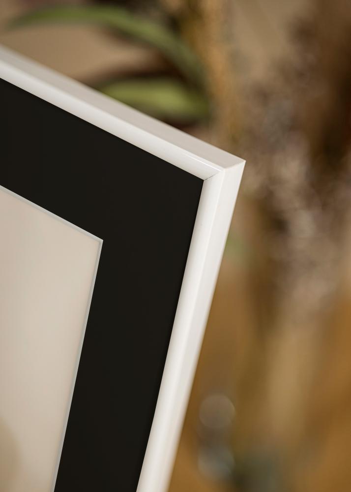 Rėmas Victoria Baltas 13x18 cm - Paspartu Juodas 3,5x5 inches