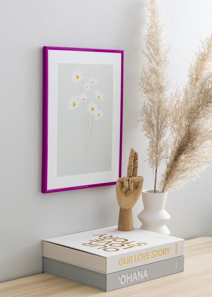 Rėmas New Lifestyle Fuchsia 30x40 cm - Paspartu Juodas 21x30 cm