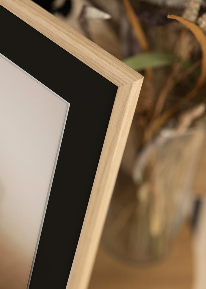 Rėmas Edsbyn Ąžuolas 40x60 cm - Paspartu Juodas 30x50 cm