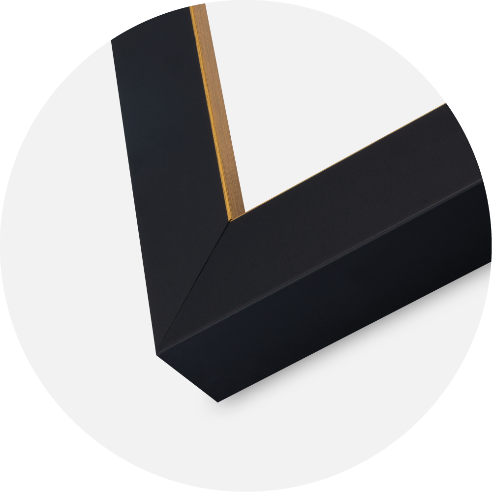 Rėmas Sussex Akrilo stiklas Juoda/Auksinė 30x30 cm