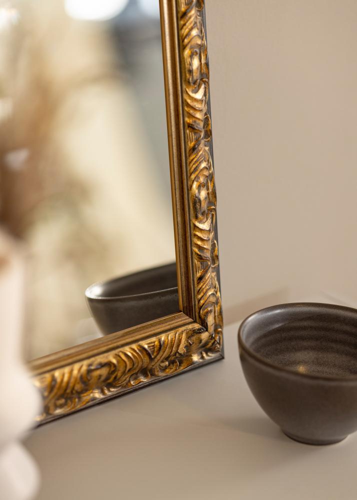 Veidrodis Odin Auksinis/juodas - Savo išmatavimai