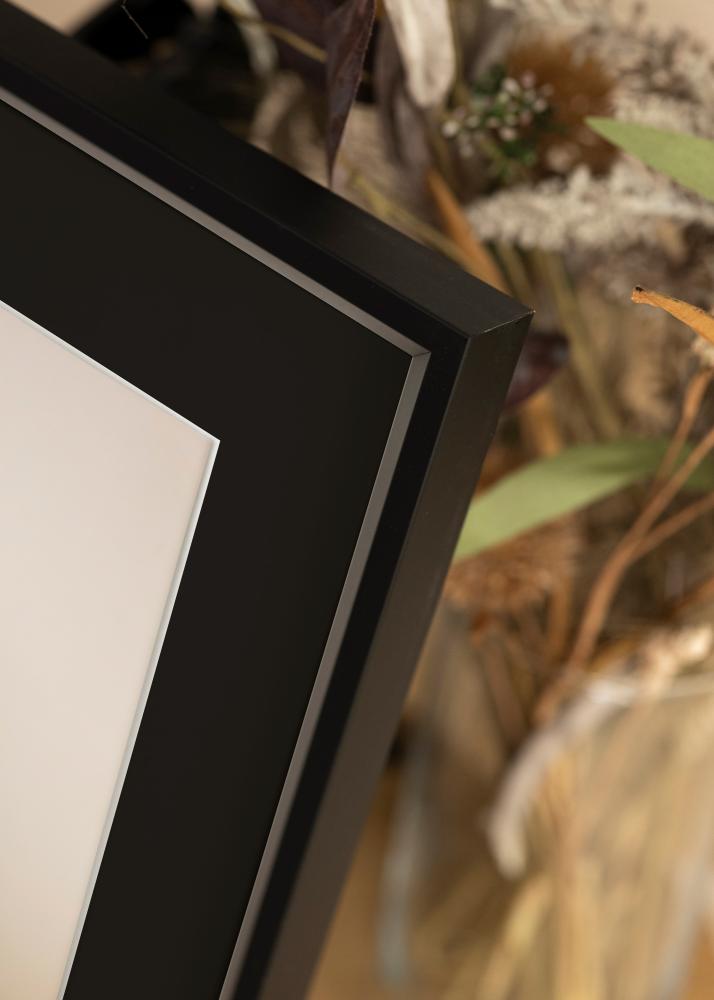 Rėmas Globe Juodas 24x30 cm - Paspartu Juodas 7x9 inches