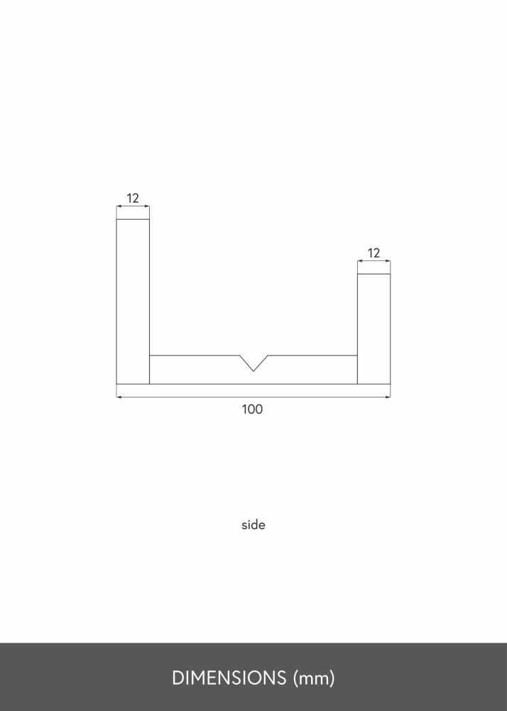 KAILA Paveikslų lentyna Juoda 150 cm