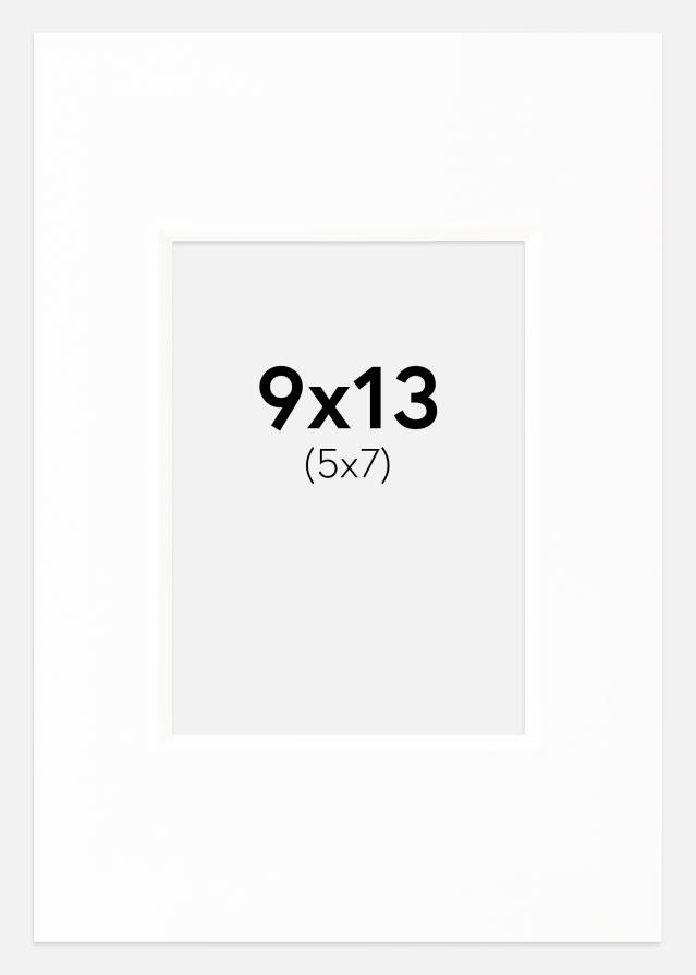 Paspartu Canson Baltas Balta šerdis 9x13 cm (5x7)