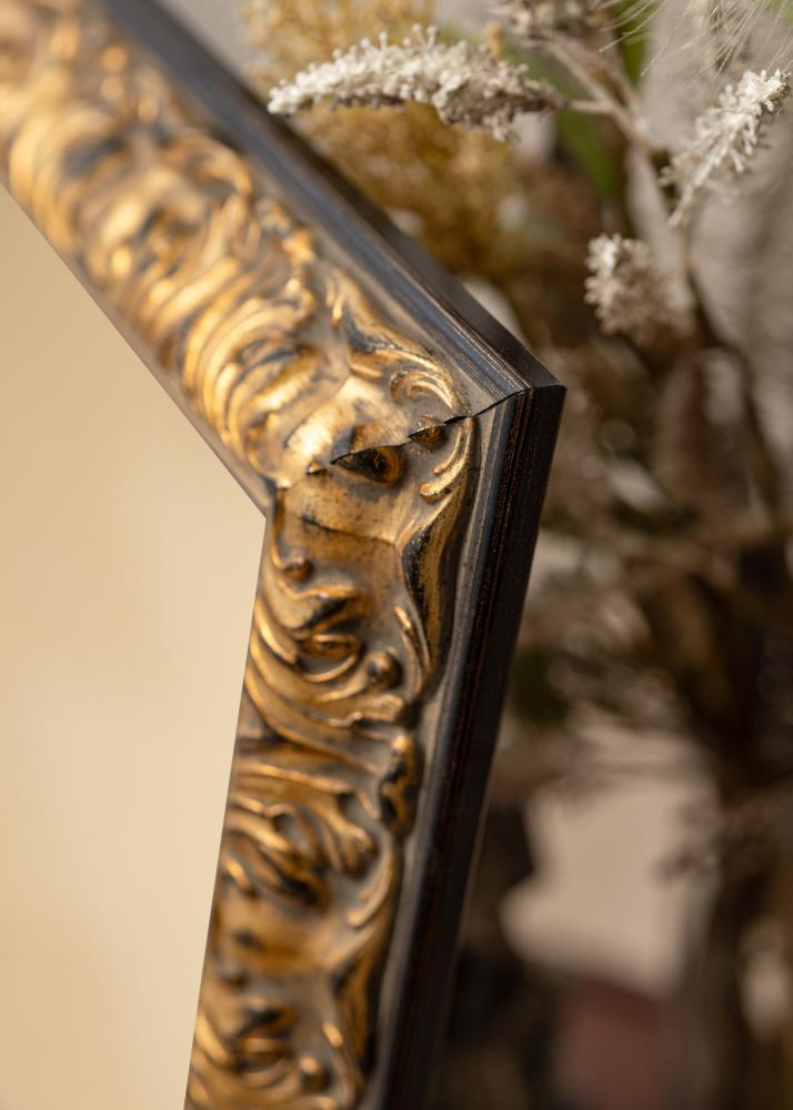 Veidrodis Odin Auksinis/juodas - Savo išmatavimai