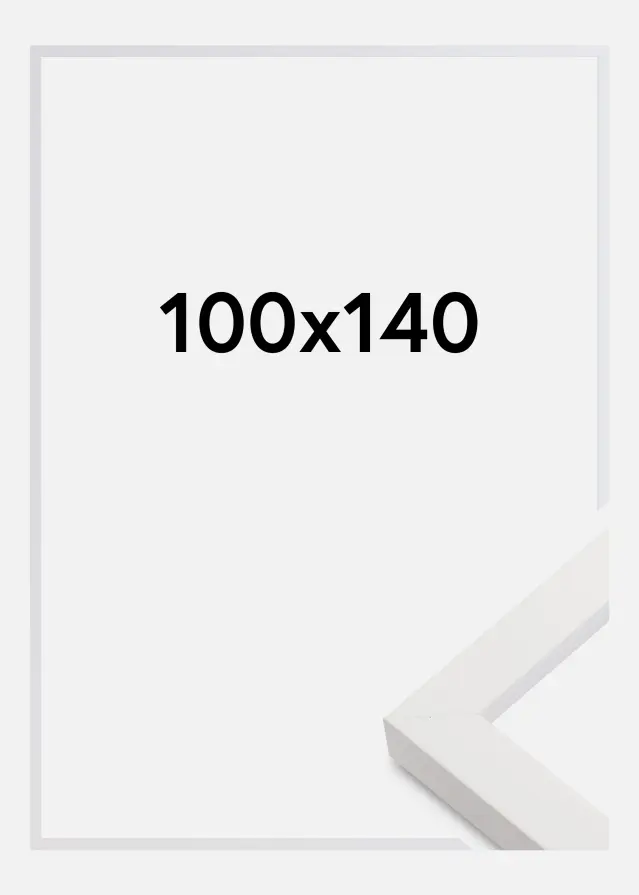 Rėmas Blocky Akrilo stiklas Baltas 100x140 cm