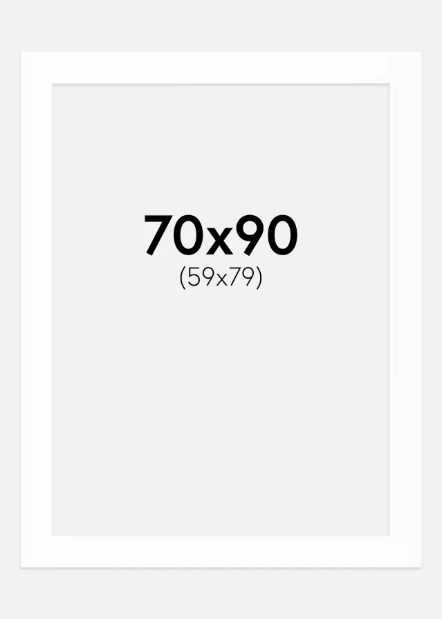 Paspartu Canson Baltas Balta šerdis 70x90 cm (59x79)