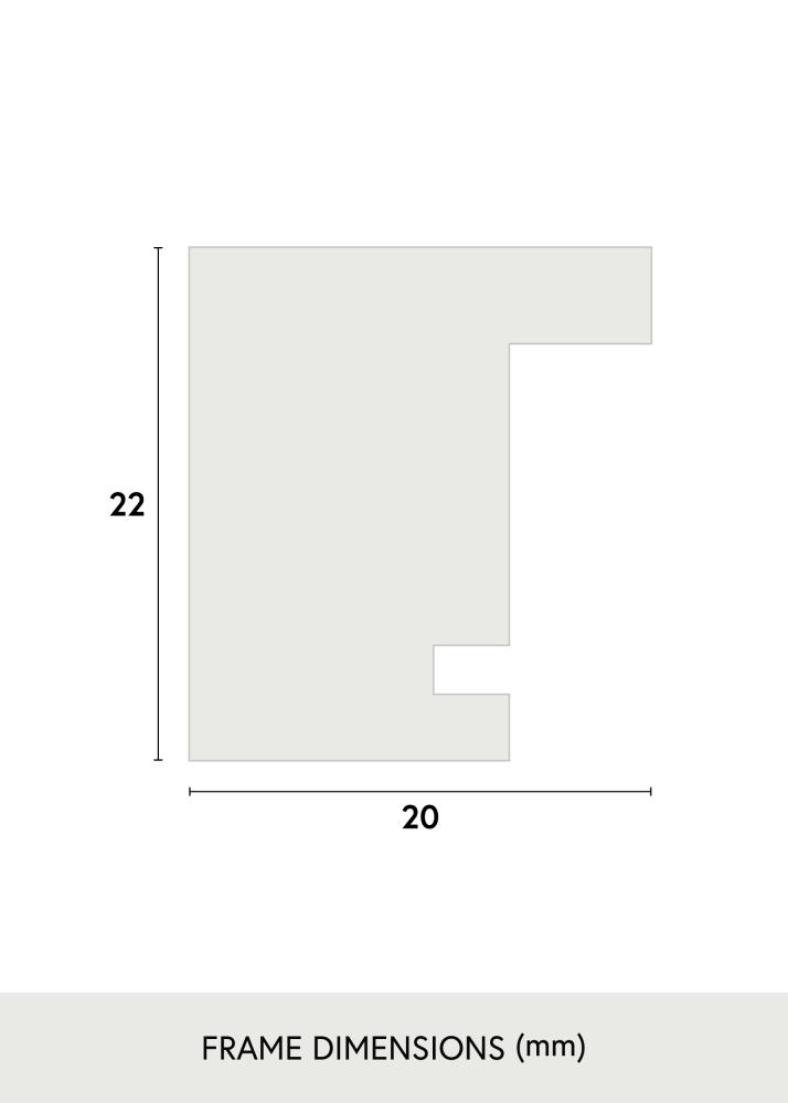 Rėmas Varjo Tamsiai ruda 40x60 cm