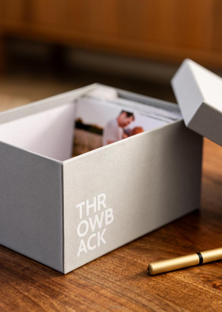 KAILA THROWBACK Nuotraukų dėžutė (700 nuotraukų 10x15 cm) - Pilka