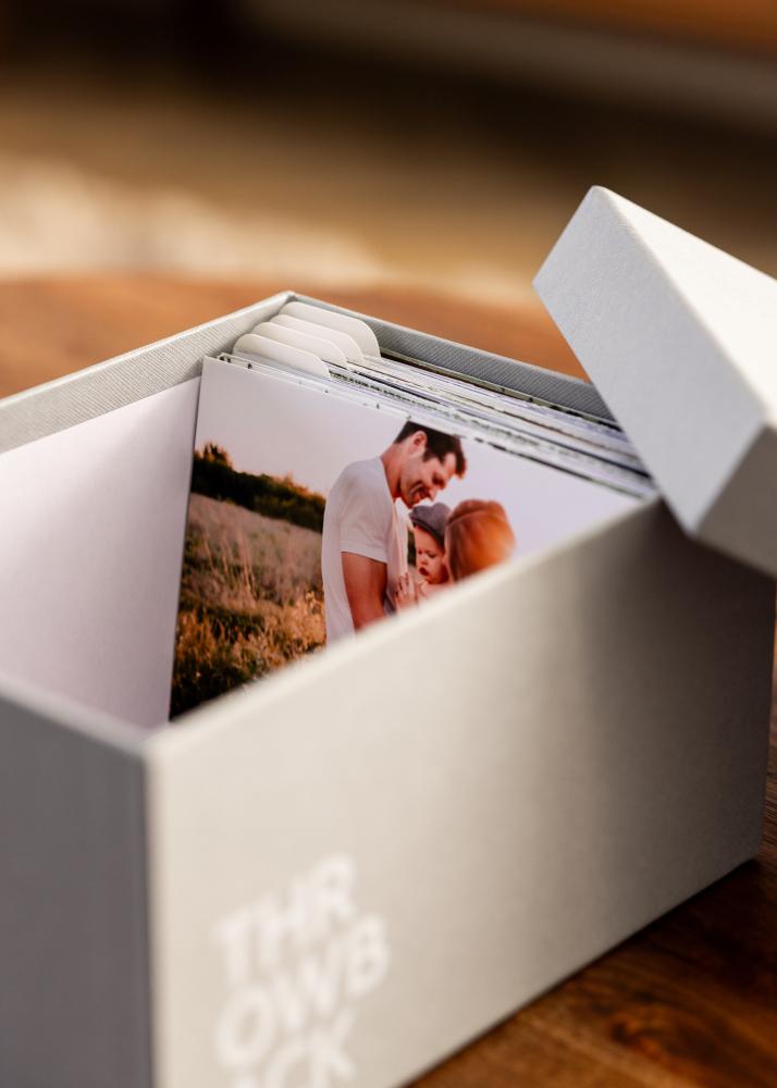 KAILA THROWBACK Nuotraukų dėžutė (700 nuotraukų 10x15 cm) - Pilka