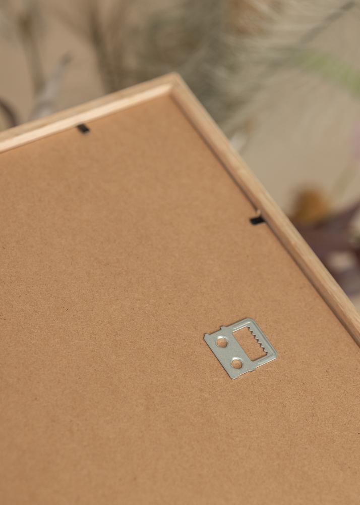 Rėmas Plonas ąžuolinis 40x50 cm - Paspartu Juodas 28x35 cm