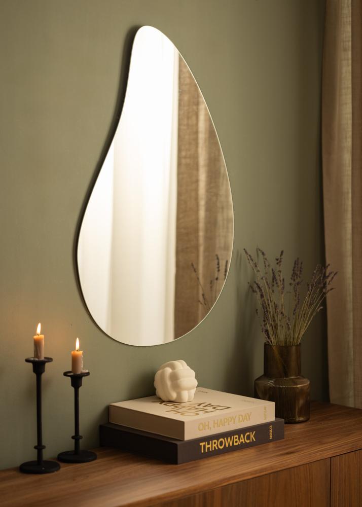 Veidrodis Slim Drop Clear 80x55 cm