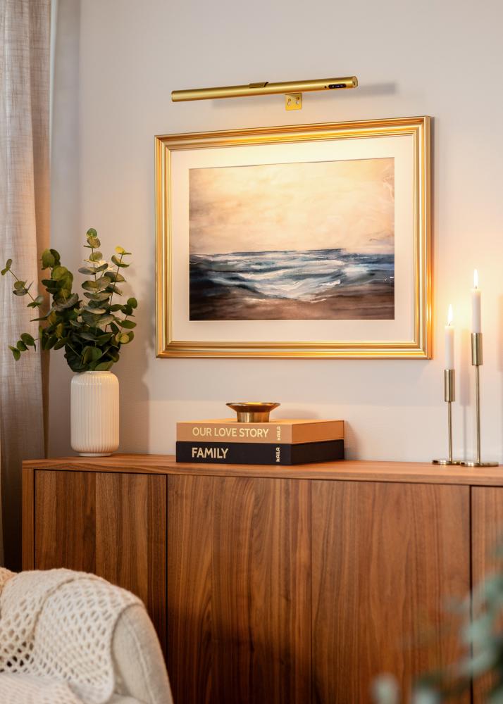 KAILA Halo Baterijomis Varomas Paveikslų Apšvietimas 50 cm - Auksinė