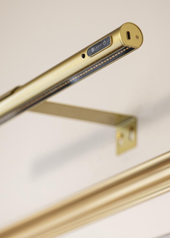 KAILA Halo Baterijomis Varomas Paveikslų Apšvietimas 50 cm - Auksinė