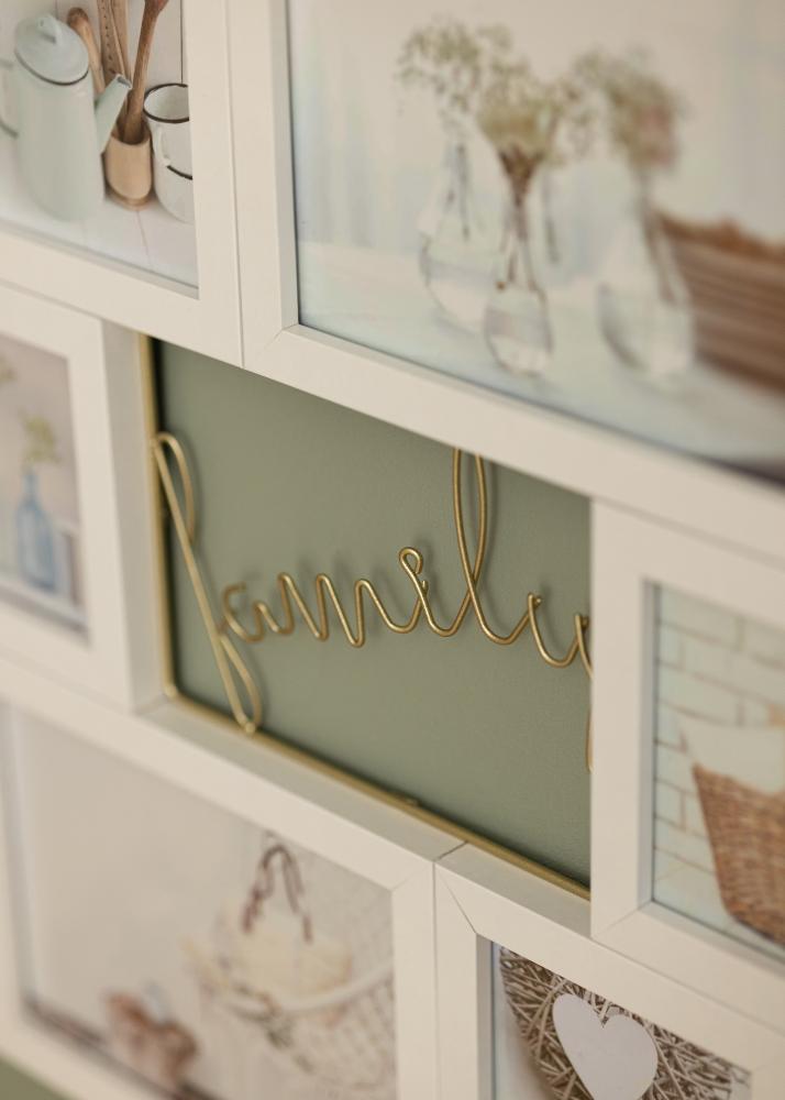 Lovely Family Koliažo rėmelis Baltas - 6 Paveikslėliai