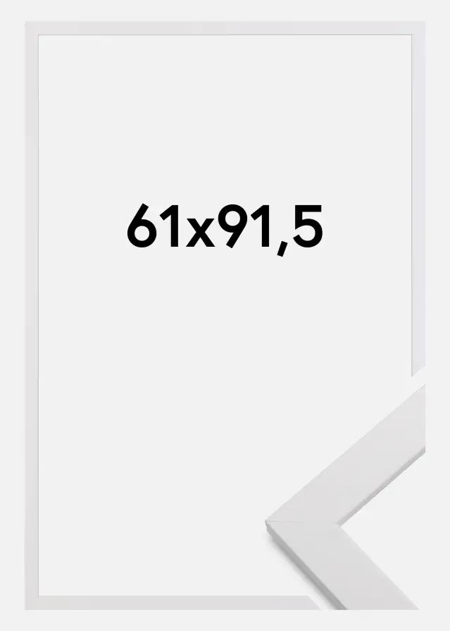 Rėmas White Wood Akrilo stiklas 61x91,5 cm