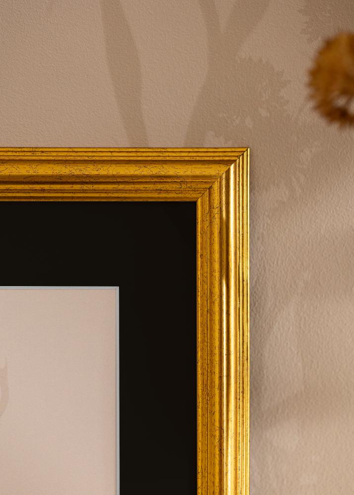 Rėmas Västkusten Auksas 40x100 cm - Paspartu Juodas 30x90 cm