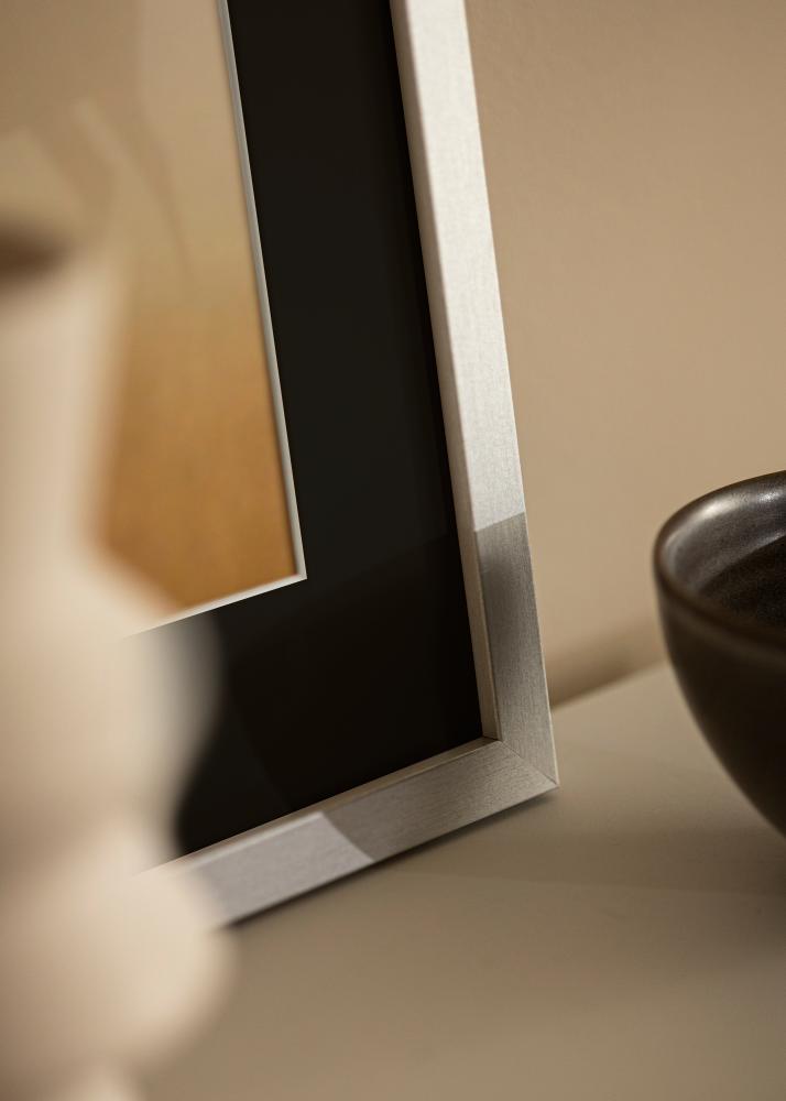 Rėmas Selection Sidabras 70x100 cm - Paspartu Juodas 62x93 cm