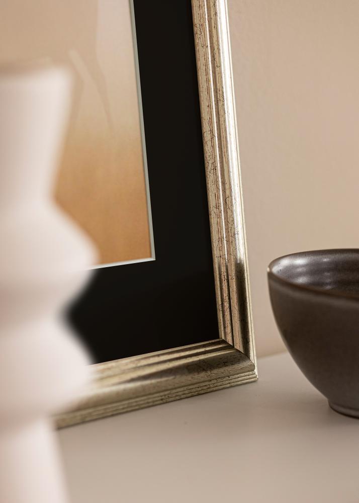 Rėmas Västkusten Sidabras 70x100 cm - Paspartu Juodas 62x93 cm