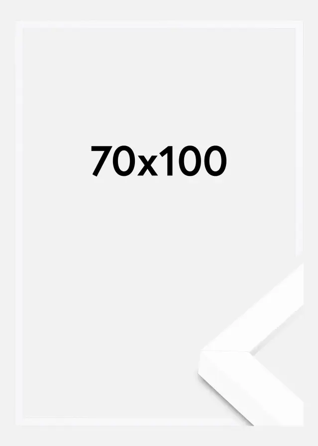 BGA Dėžutės rėmas Akrilo stiklas Baltas 70x100 cm